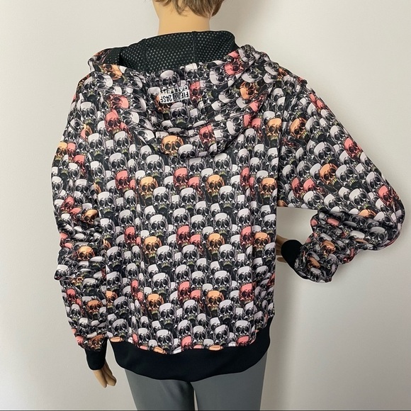 FIFTY 24SF Gallery Skull Design Zip-Up Hoodie – Size Large - Picture 4 of 11